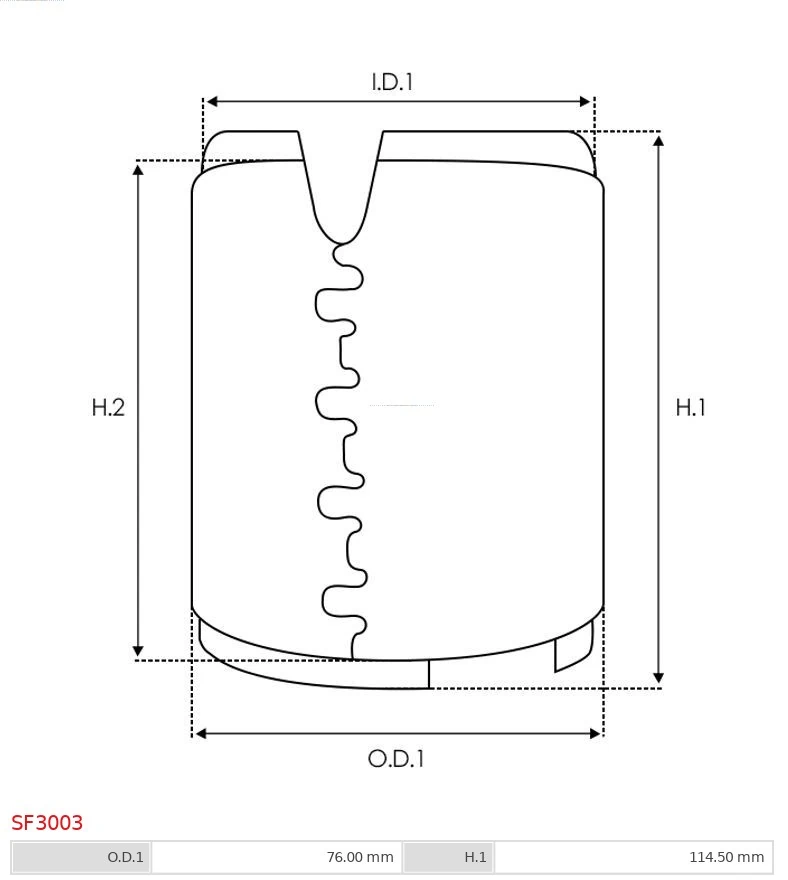 Erregerwicklung, Starter Brandneu AS-PL SF3003