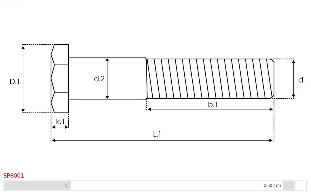 Repair Kit, starter Brand new AS-PL SP6001