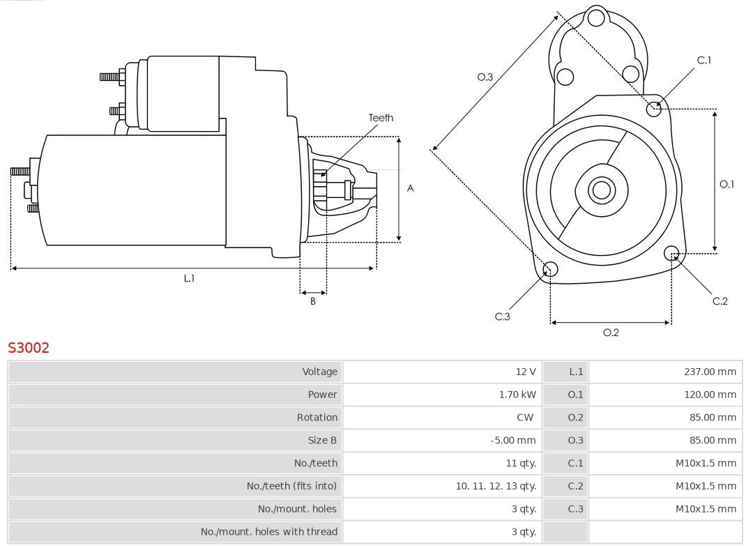 بادئ التشغيل Brand new AS-PL S3002