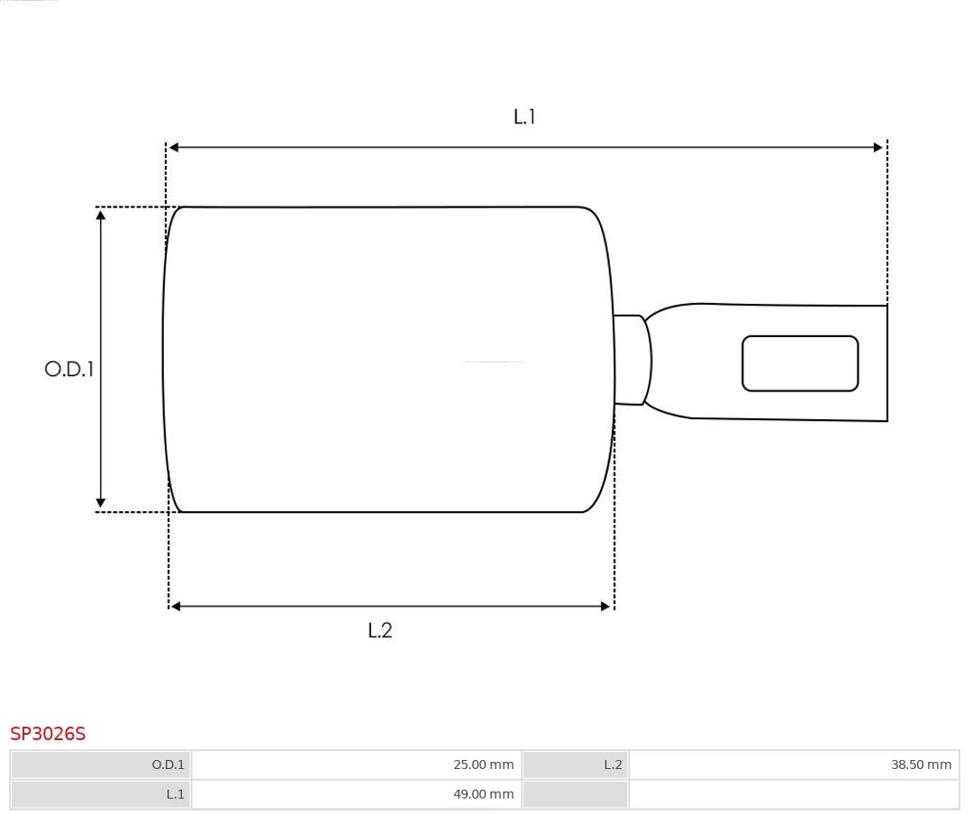 Repair Kit, starter Brand new AS-PL SP3026S