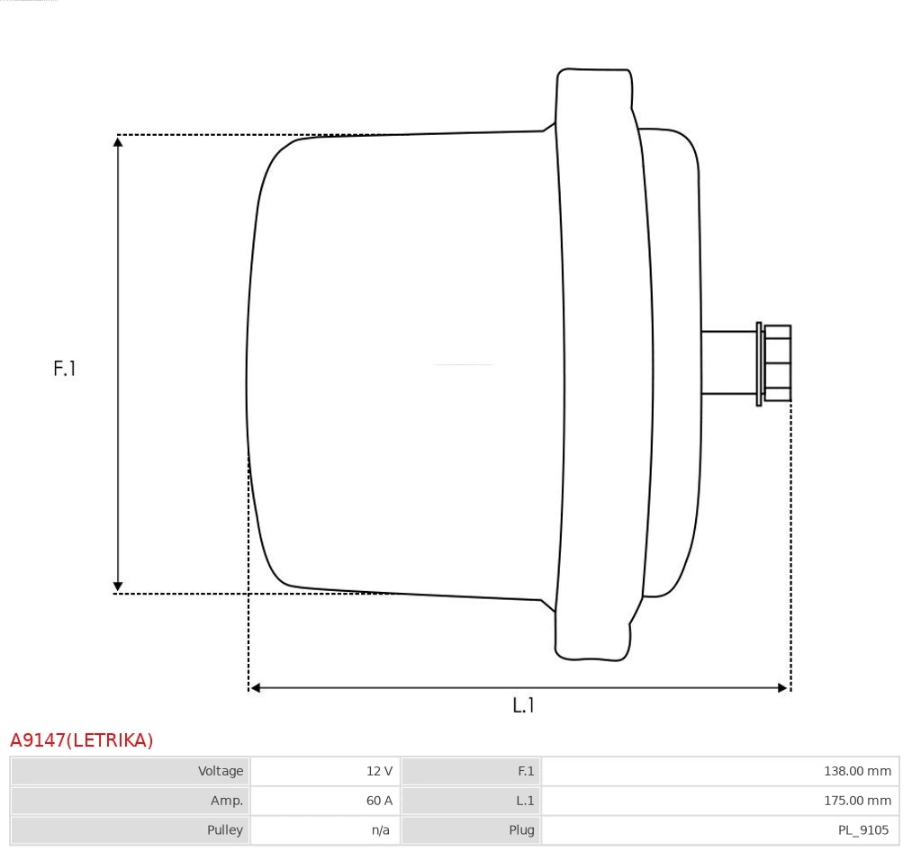 Alternator Brand new Letrika A9147(LETRIKA)