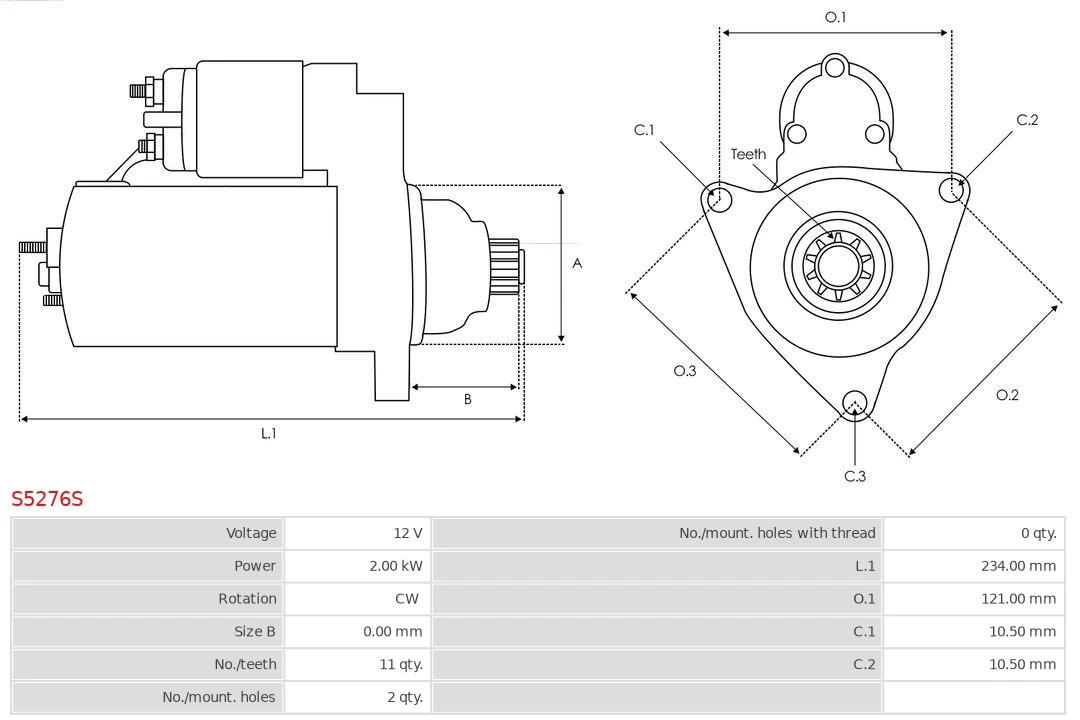 AS-PL S5276S Starter