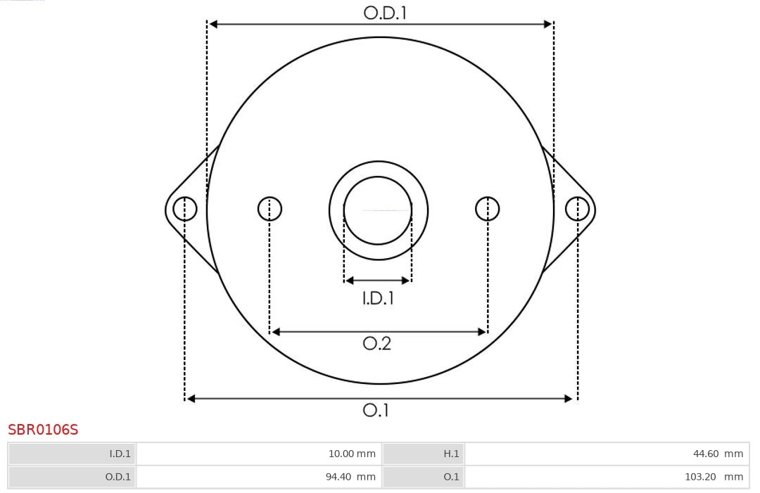 AS-PL SBR0106S Starter Lid, carburettor