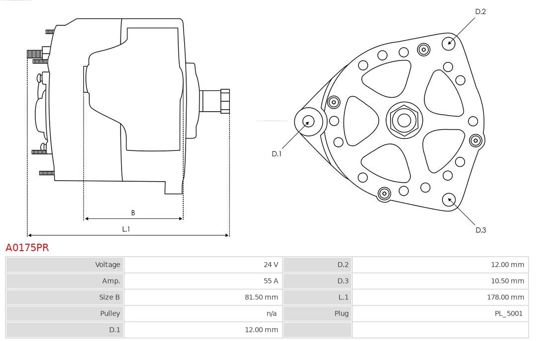 AS-PL A0175PR Alternator