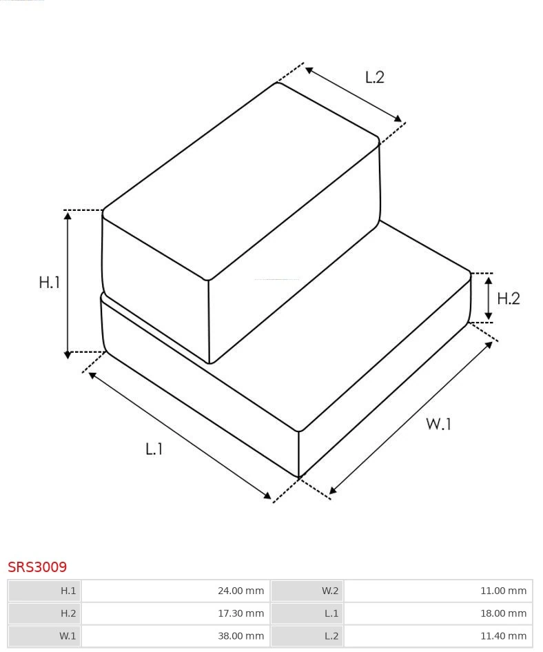 Repair Kit, starter Brand new AS-PL SRS3009