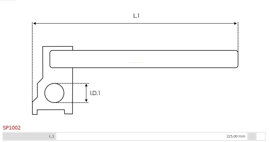 Repair Kit, starter Brand new AS-PL SP1002