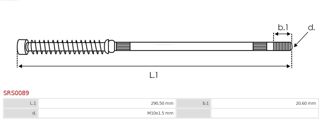 Repair Kit, starter Brand new AS-PL SRS0089