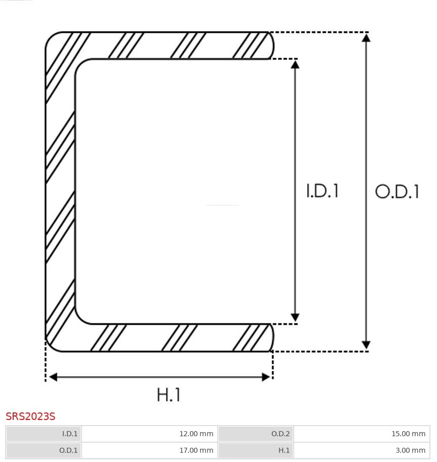 Repair Kit, starter Brand new AS-PL SRS2023S