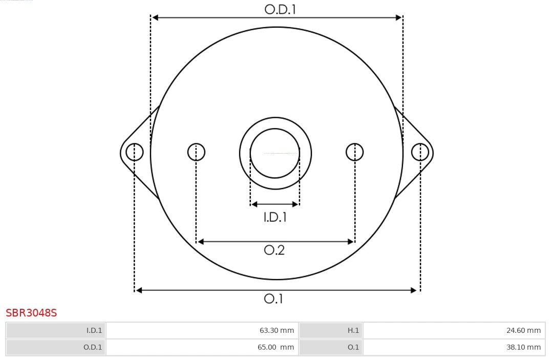 AS-PL SBR3048S Starter Lid, carburettor