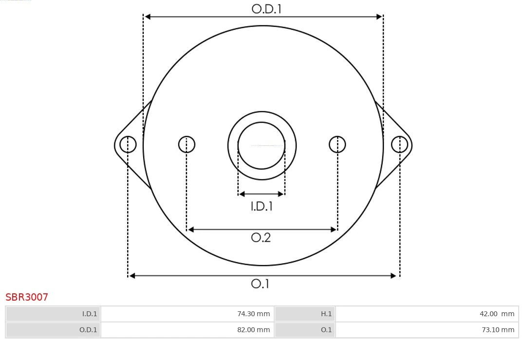 AS-PL SBR3007 Starter Lid, carburettor