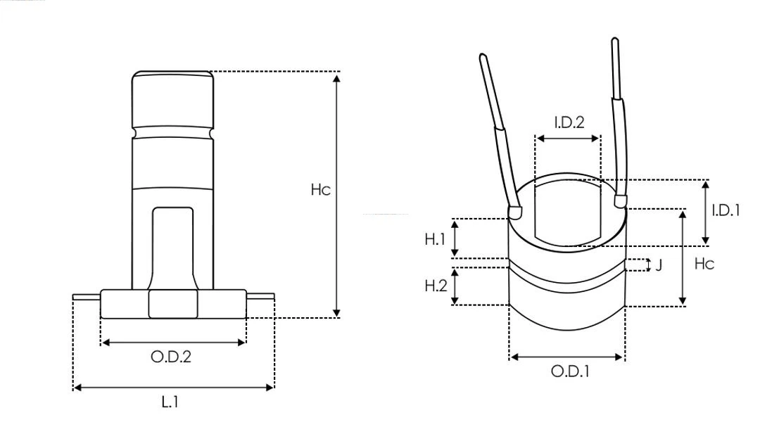 Slip Ring, alternator Brand new AS-PL ASL9004