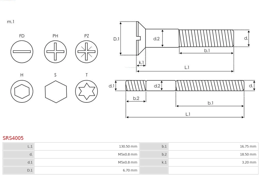 AS-PL SRS4005 Repair Set, alternator