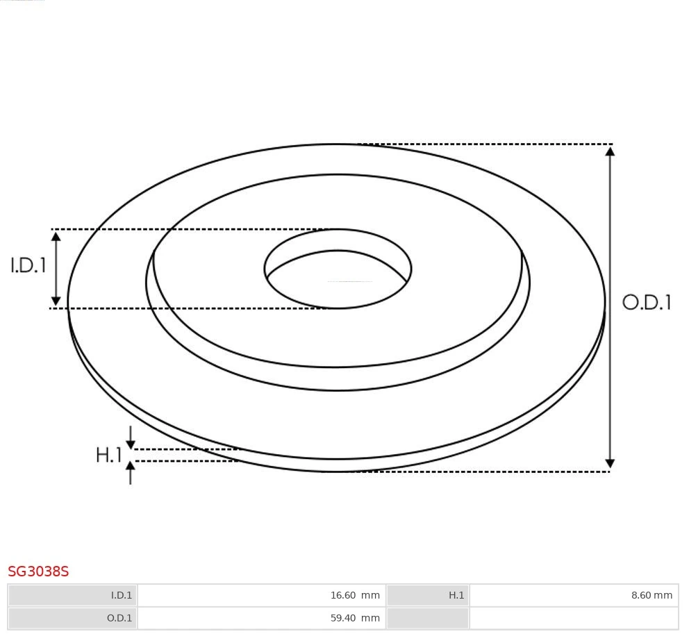 AS-PL SG3038S Repair Kit, starter