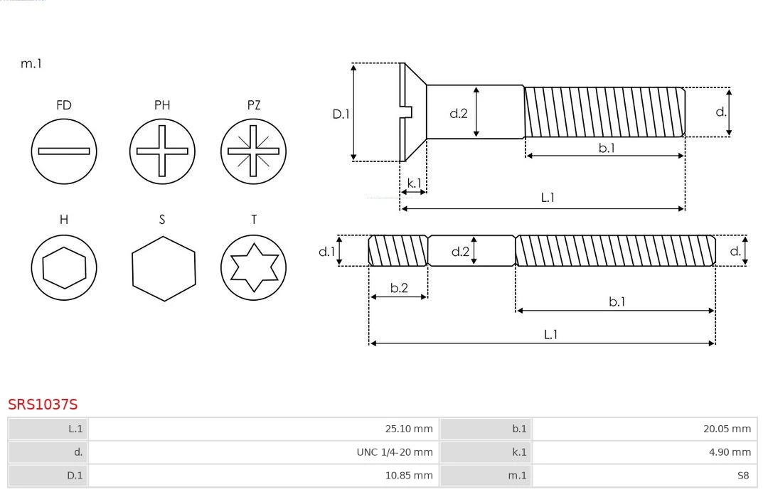 AS-PL SRS1037S Repair Set, alternator