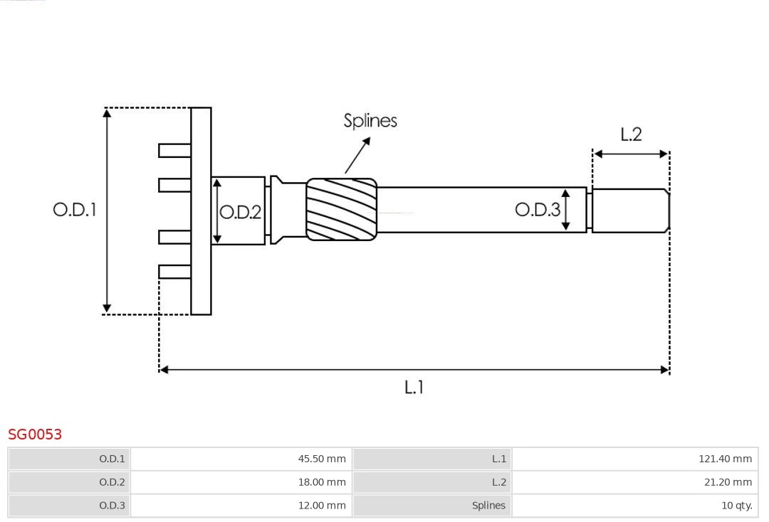 AS-PL SG0053 Repair Kit, starter
