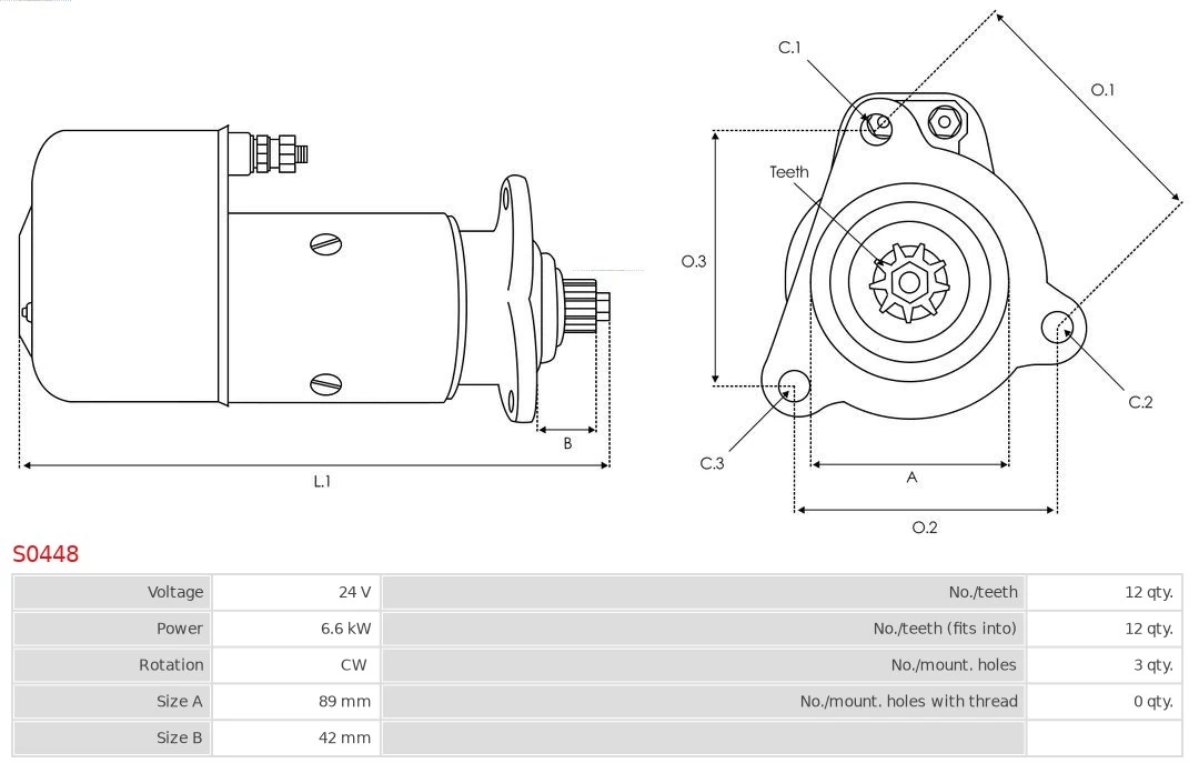 AS-PL S0448 Starter