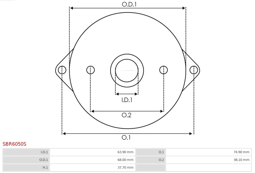AS-PL SBR6050S Starter Lid, carburettor