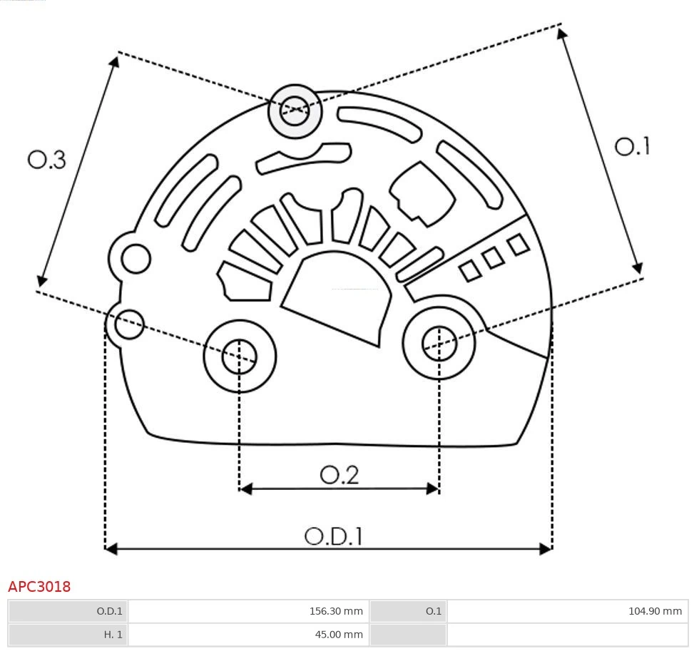 AS-PL APC3018 Protective Cap, alternator