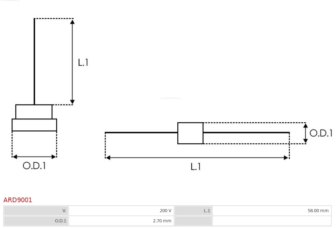 Rectifier, alternator Brand new AS-PL ARD9001