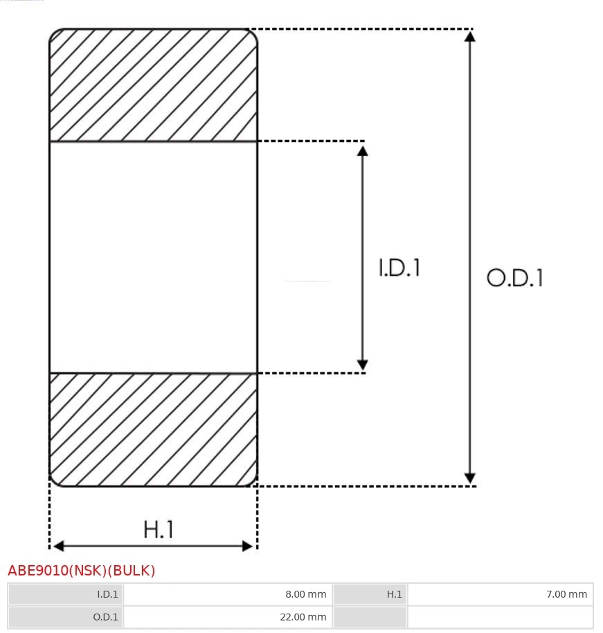 Bearing Brand new NSK ABE9010(NSK)(BULK)