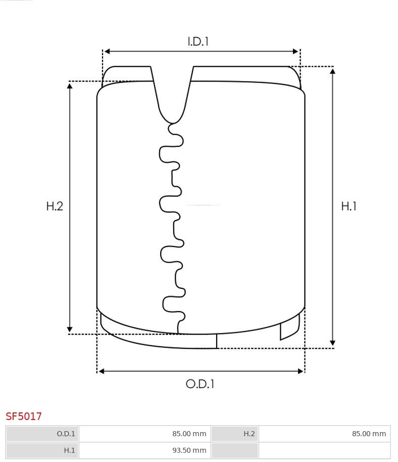 AS-PL SF5017 Field Winding, starter