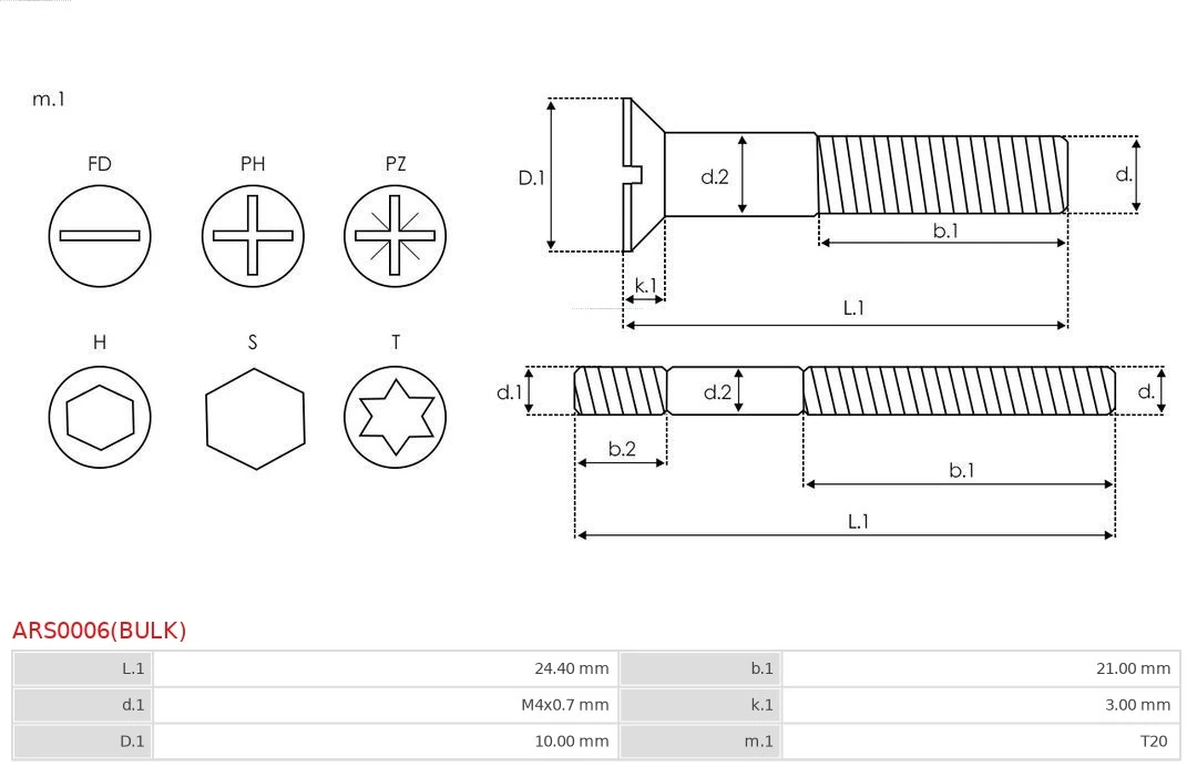 Repair Set, alternator Brand new AS-PL ARS0006(BULK)