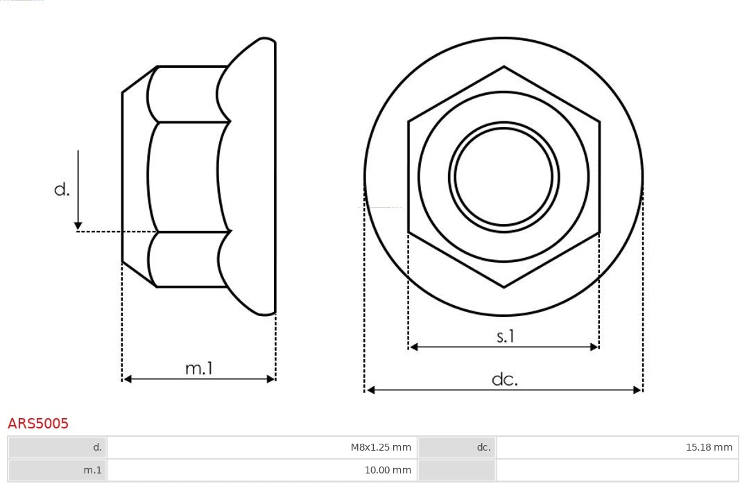 AS-PL ARS5005 Repair Set, alternator
