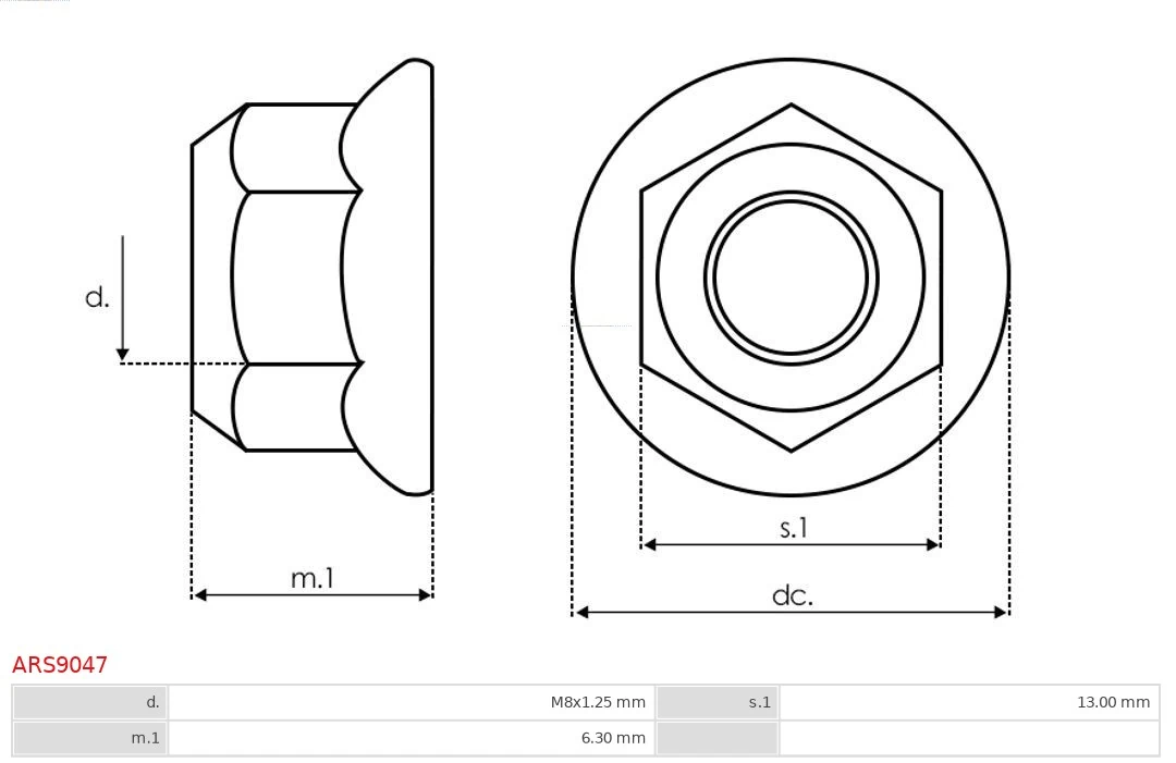 AS-PL ARS9047 Repair Set, alternator