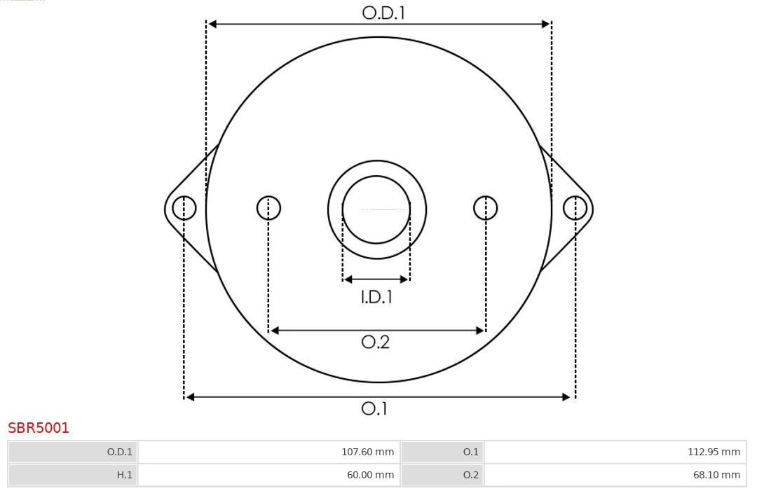 AS-PL SBR5001 Starter Lid, carburettor