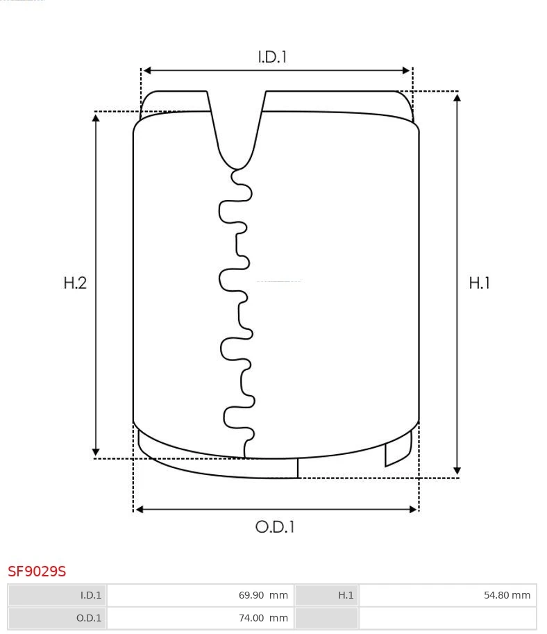 AS-PL SF9029S Field Winding, starter