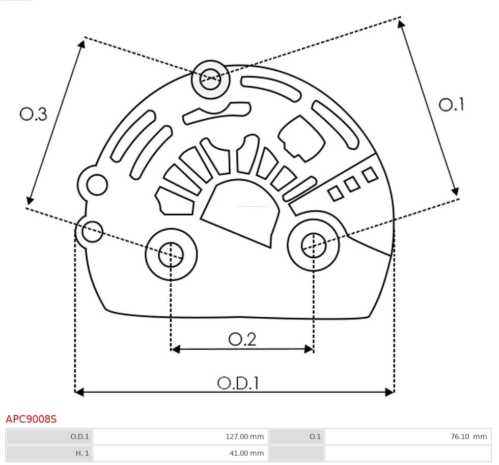 Protective Cap, alternator Brand new AS-PL APC9008S