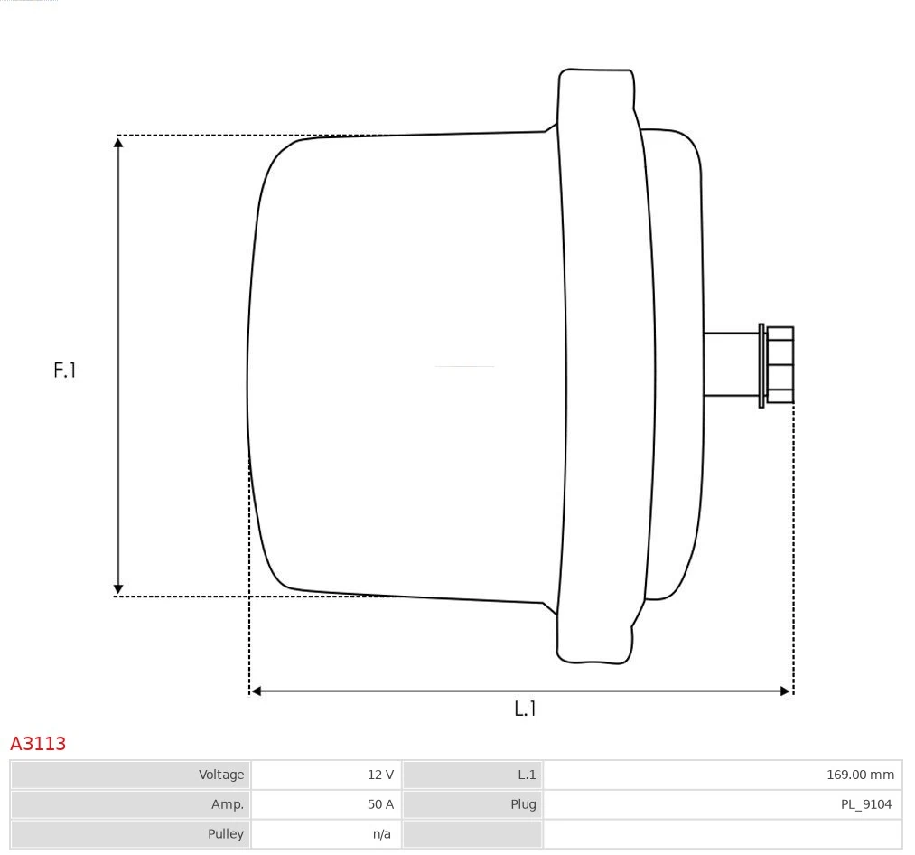 AS-PL A3113 Alternator