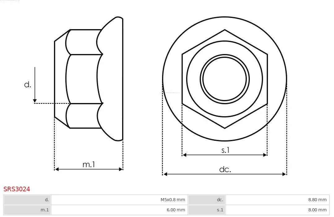 AS-PL SRS3024 Repair Set, alternator