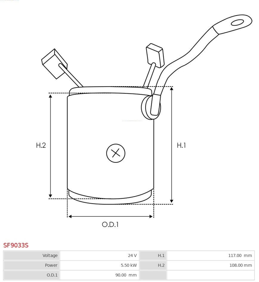 AS-PL SF9033S Field Winding, starter