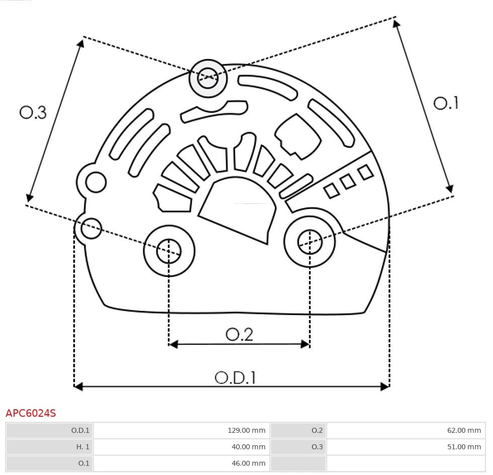 AS-PL APC6024S Protective Cap, alternator