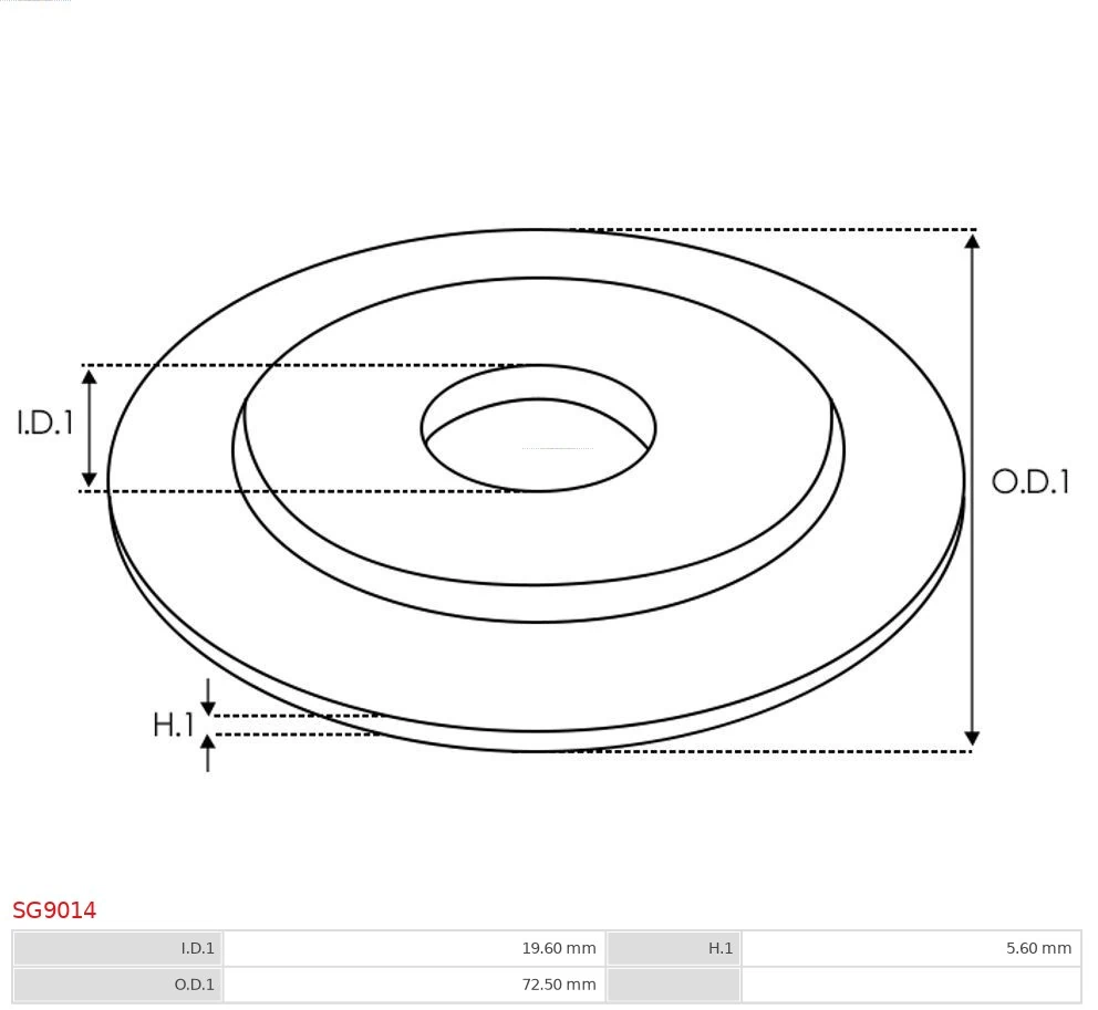 Repair Kit, starter Brand new AS-PL SG9014