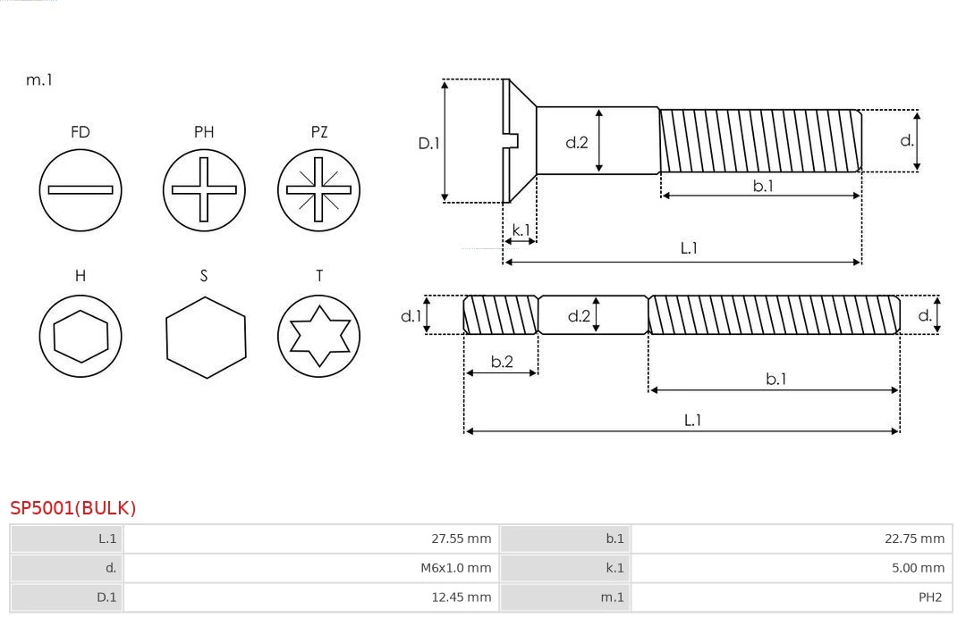 Repair Set, alternator Brand new AS-PL SP5001(BULK)