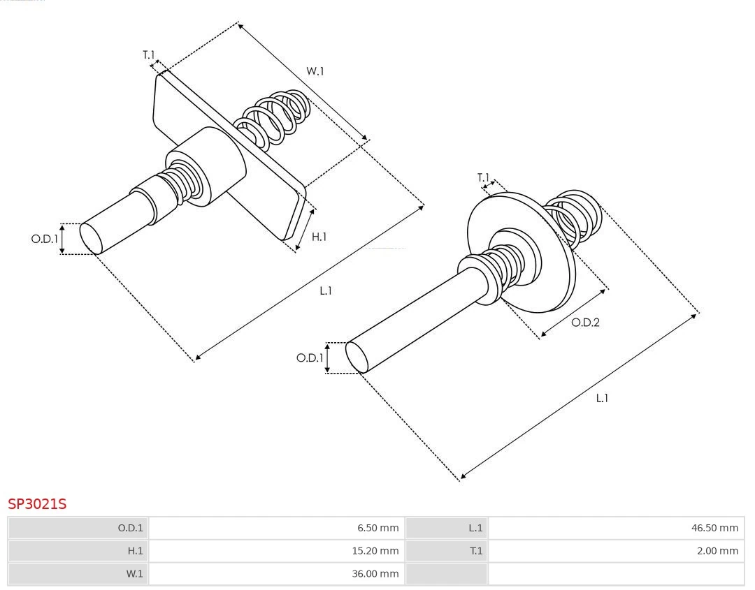 AS-PL SP3021S Repair Kit, starter
