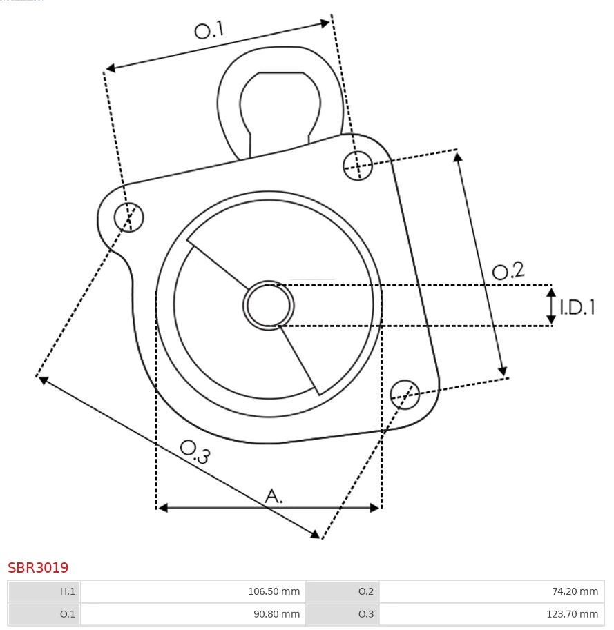 Starter Lid, carburettor Brand new AS-PL SBR3019