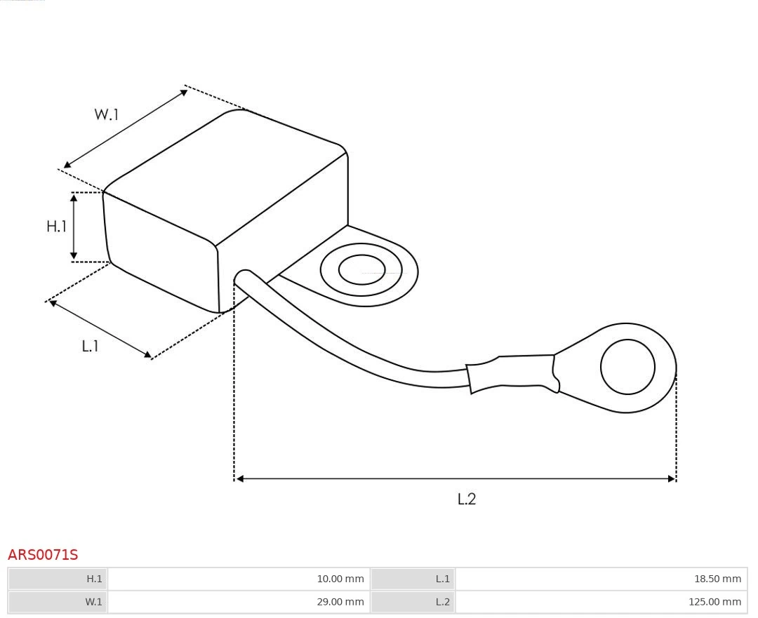 AS-PL ARS0071S Repair Set, alternator