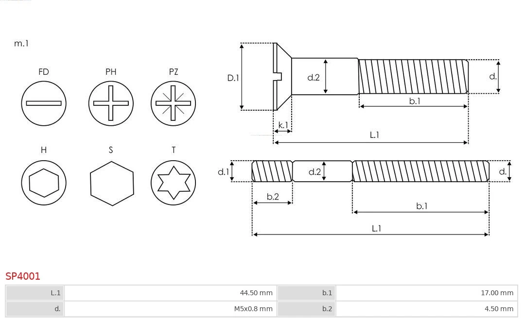 AS-PL SP4001 Repair Set, alternator