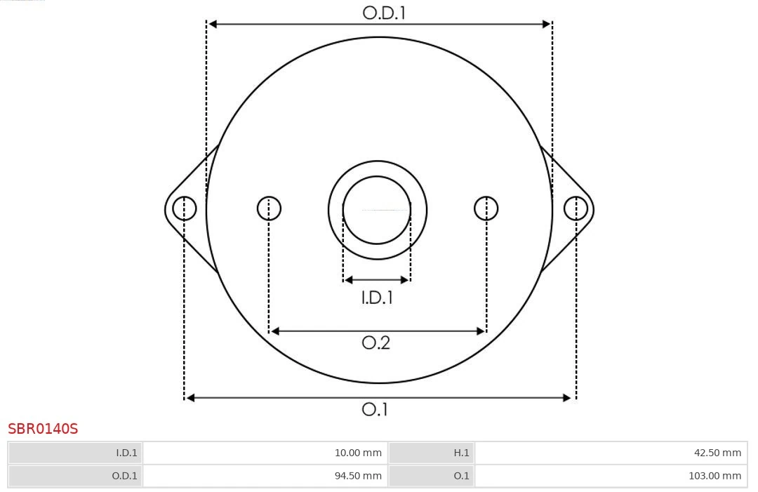 AS-PL SBR0140S Starter Lid, carburettor