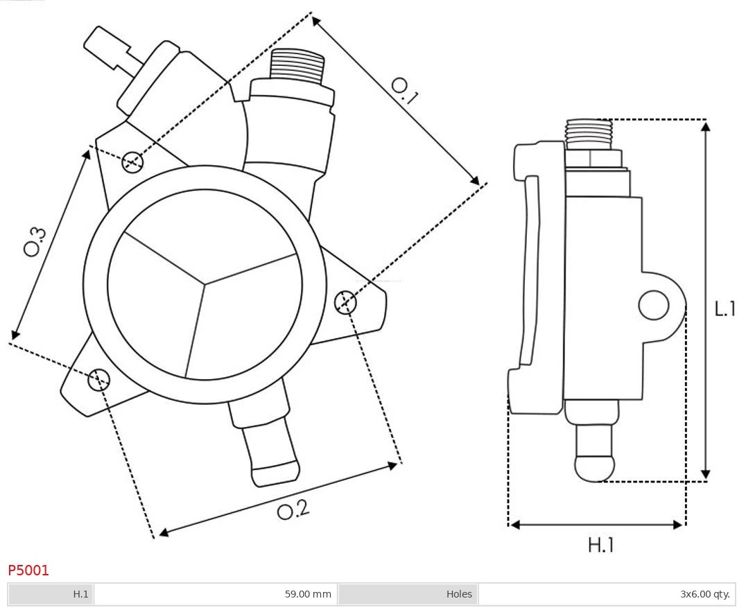 AS-PL P5001 Vacuum Pump