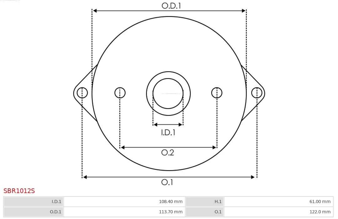 AS-PL SBR1012S Starter Lid, carburettor