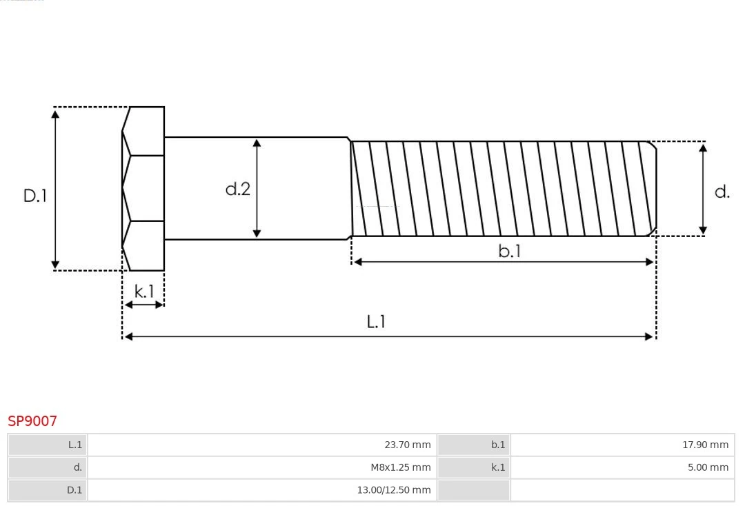 AS-PL SP9007 Repair Kit, starter