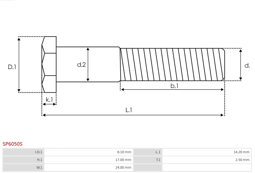 AS-PL SP6050S Repair Kit, starter
