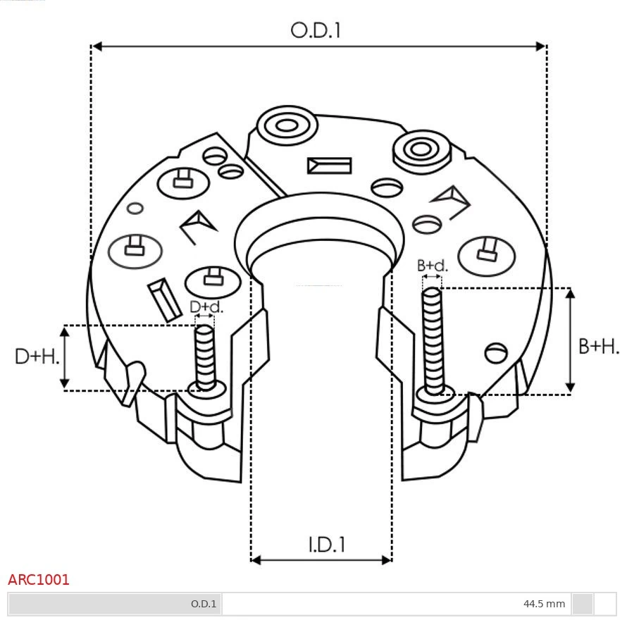 Gleichrichter, Generator Brandneu AS-PL ARC1001