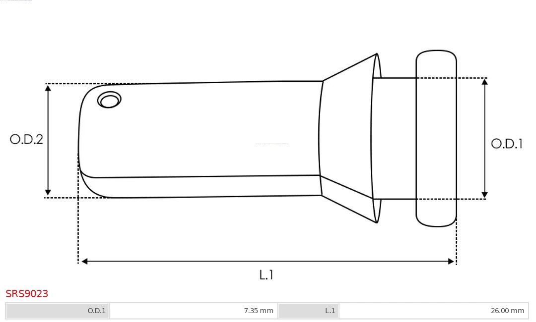 Repair Kit, starter Brand new AS-PL SRS9023