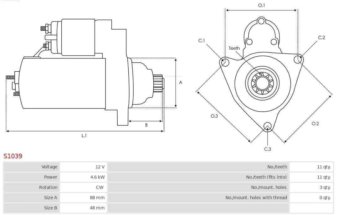 AS-PL S1039 Starter