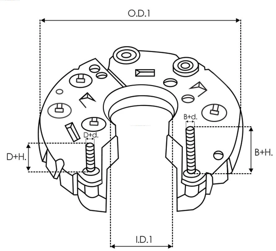 penyearah, generator Brand new AS-PL ARR6001